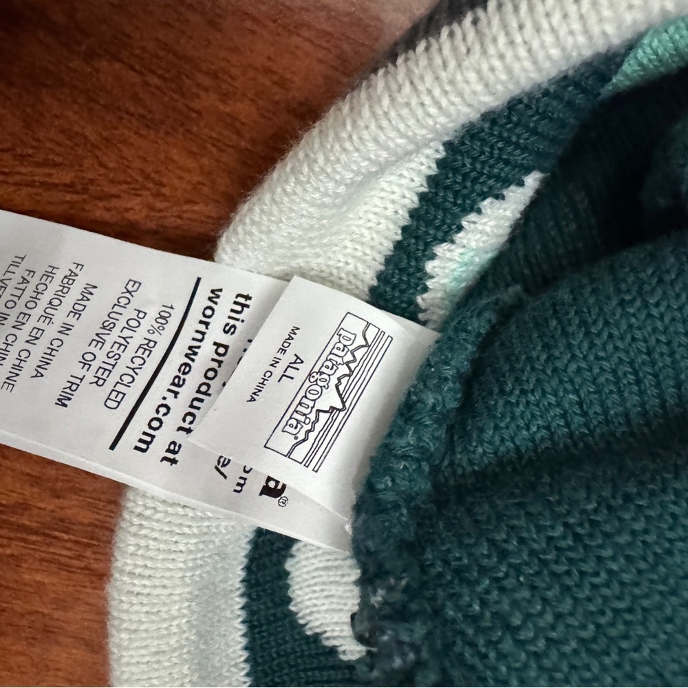 Patagonia Vintage Fleece Beanie Hat OSFM - Picture 8 of 8